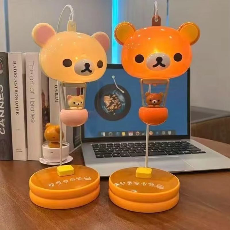 Desk Setup At Home - Luminária de Mesa Rilakkuma Urso Fofo,