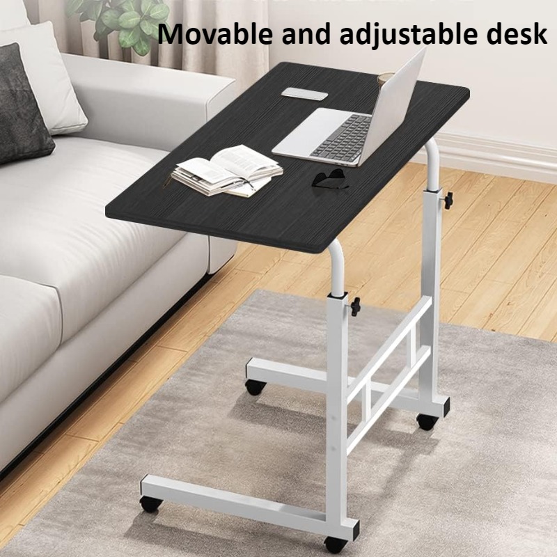Desk Setup Ideas - Mesa de cabeceira com rodas universais,