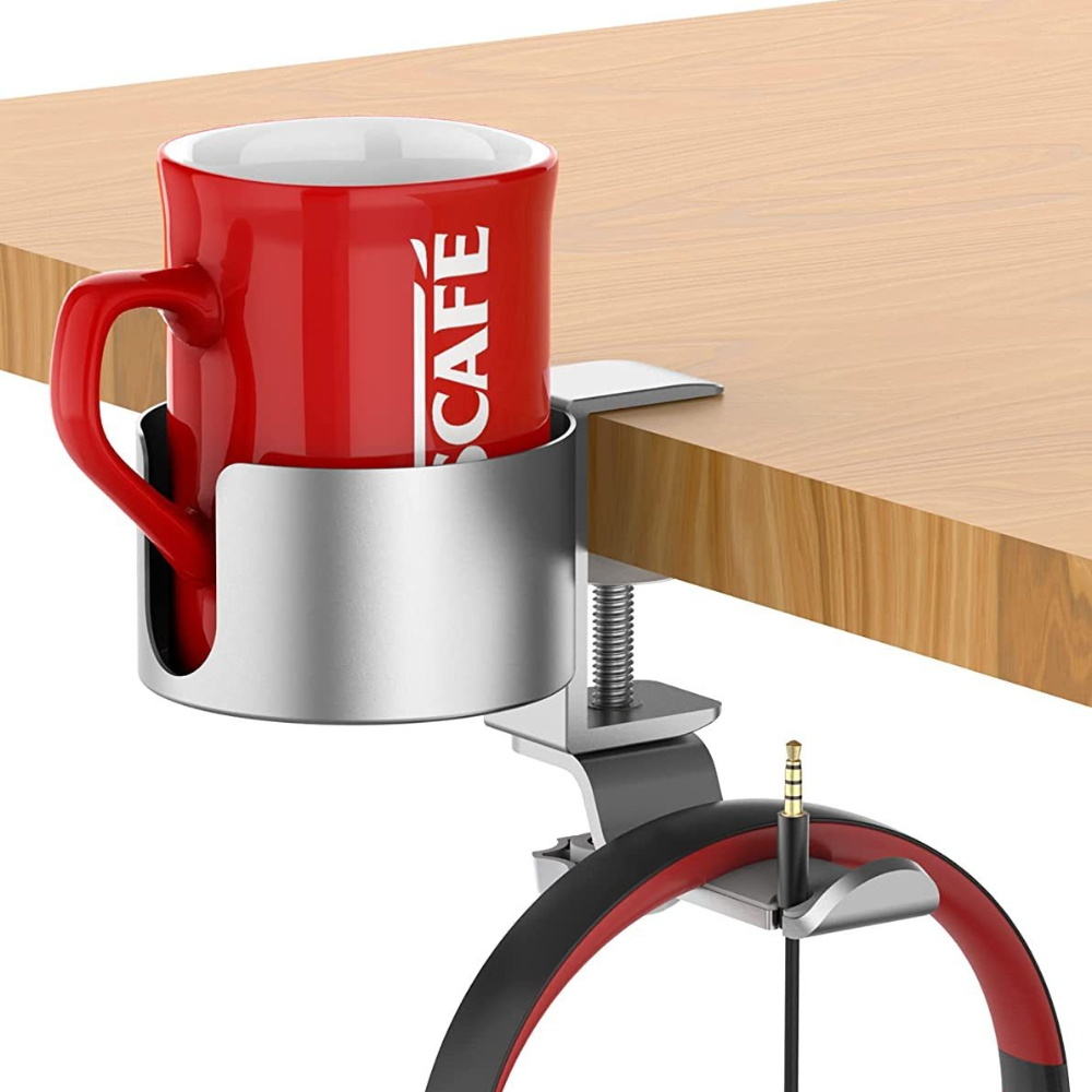 Desk Setup For Office - 360 ° Suporte Giratório para Fone