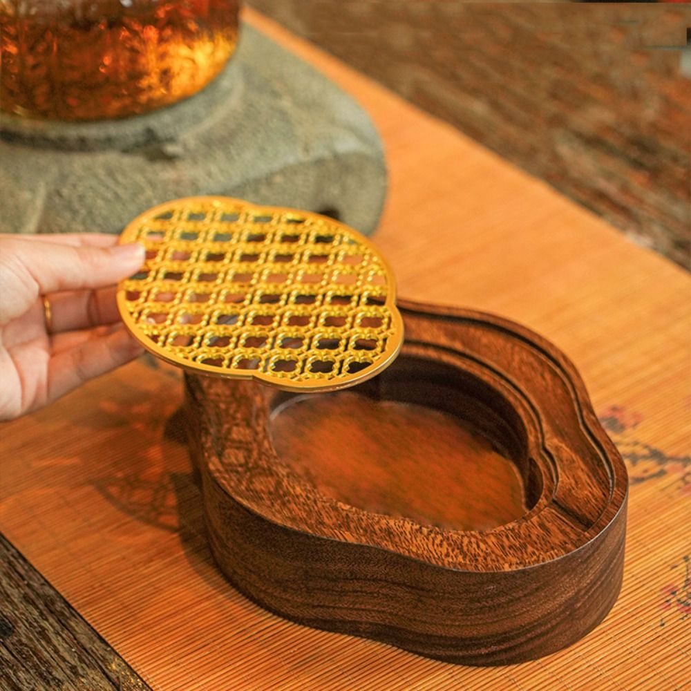 Walnut Wood Bearing Wood Tea T - Desk Setup Clean avaliação e preço