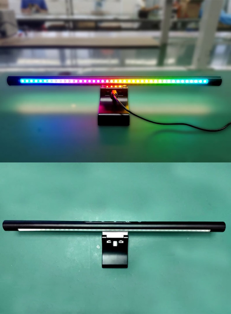 Luz de mesa suspensa com monit - Desk Setup On Bed avaliação e preço
