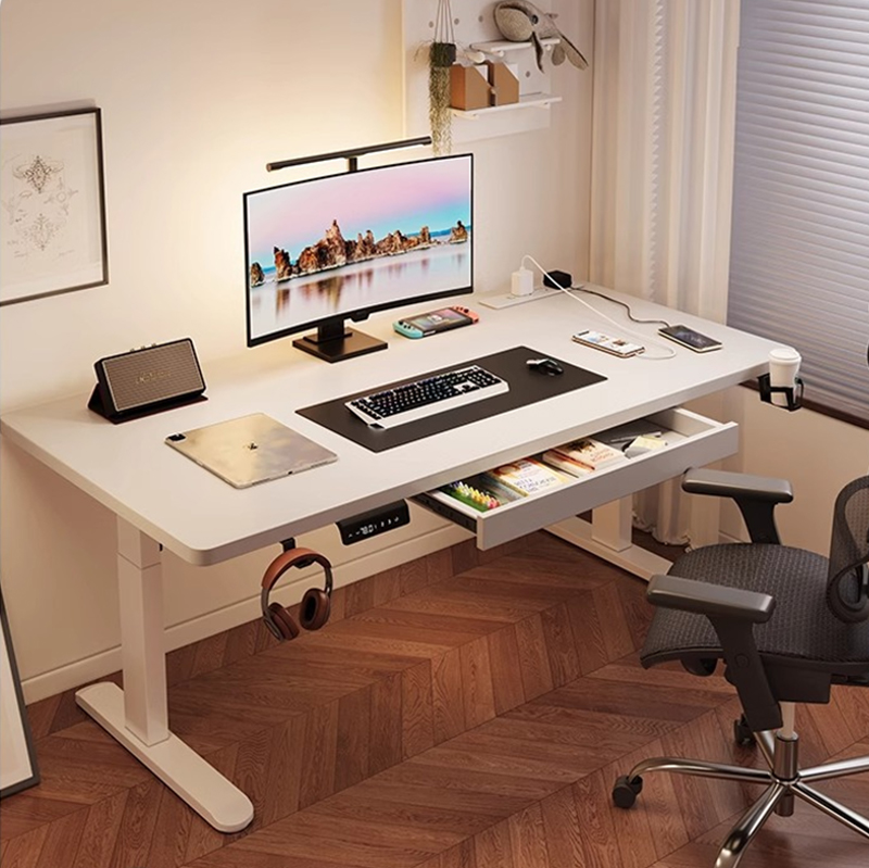 Mesa Elétrica Moderna com Dois - Desk Setup For Office avaliação e preço