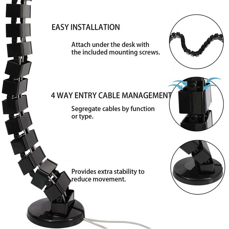 Organizador de Cabos para Mesa - Desk Setup Clean avaliação e preço