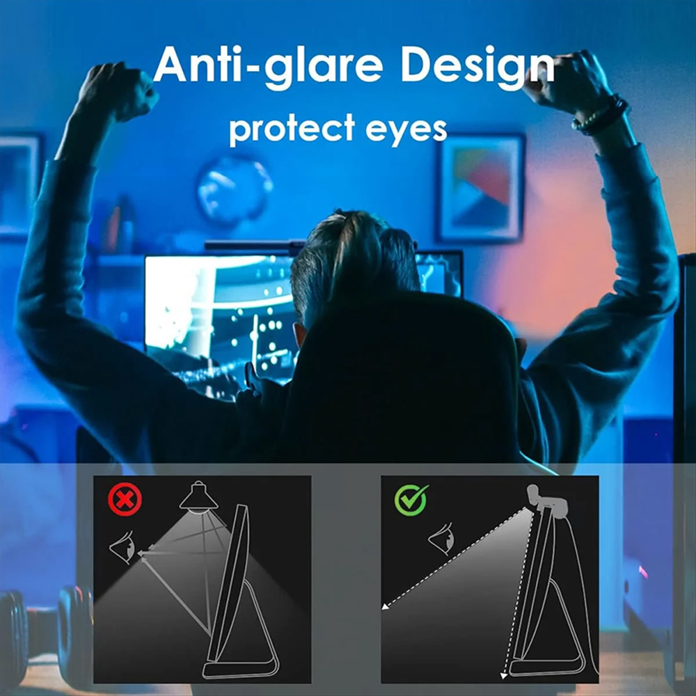 Luminária de Monitor LED RGB c - Desk Setup On Bed avaliação e preço