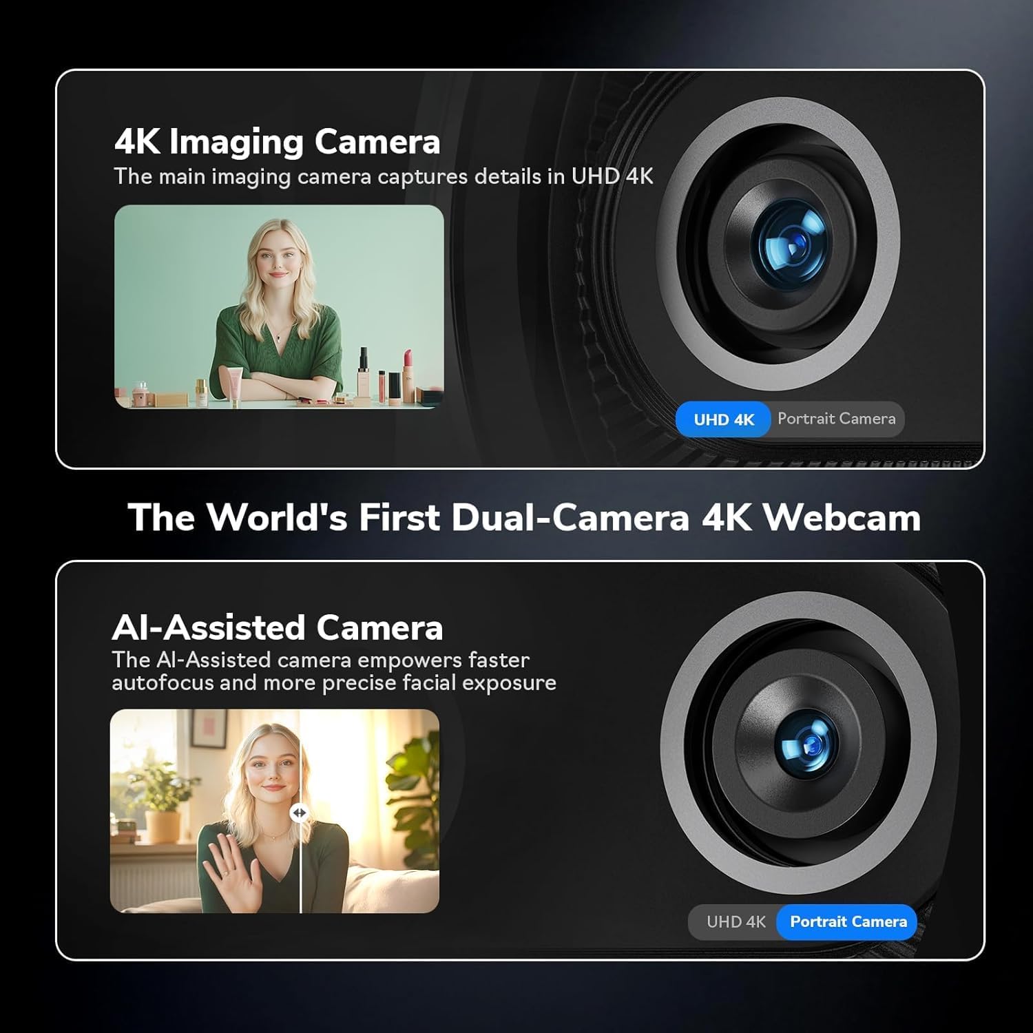Webcam 4K EMEET com Câmera Dup - Desk Setup Streaming avaliação e preço